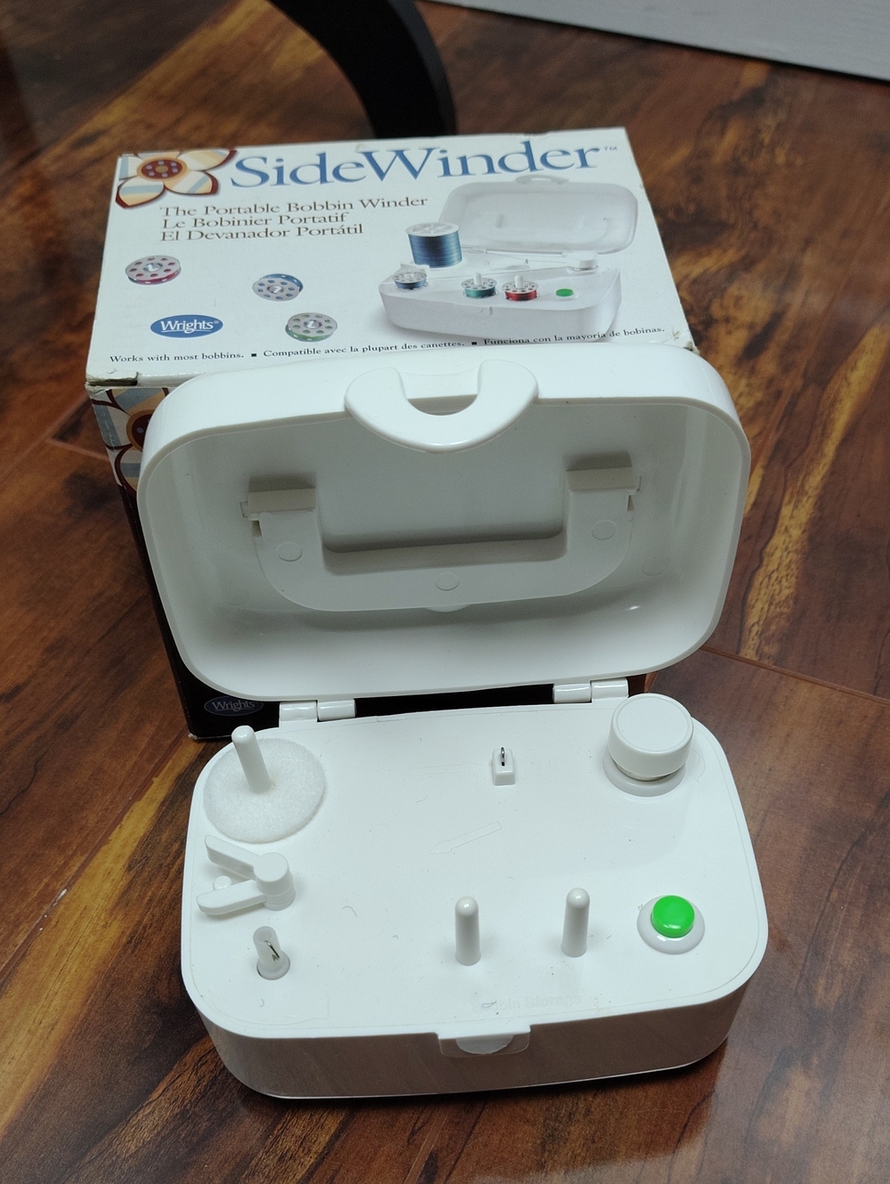 SideWinder Portable Bobbin Winder - White by Wrights